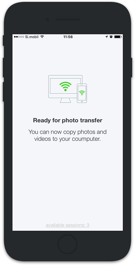 Photo transfer app